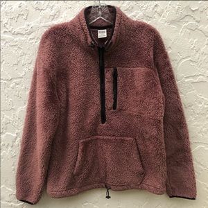 VS PINK Sherpa Teddy Pullover Sweatshirt Medium